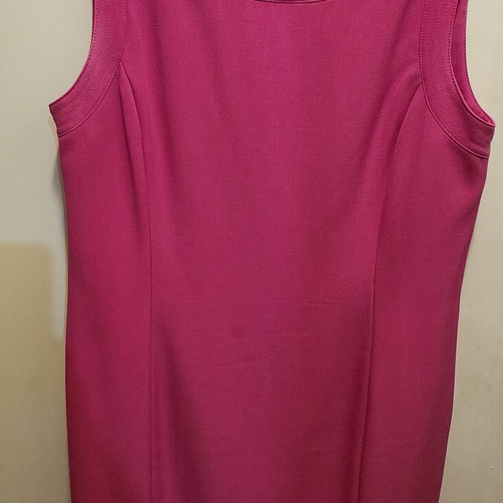 Vibrant Pink Sleeveless Dress